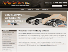 Tablet Screenshot of bigskycarcovers.com